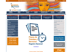 Tablet Screenshot of consultas.registronacional.go.cr